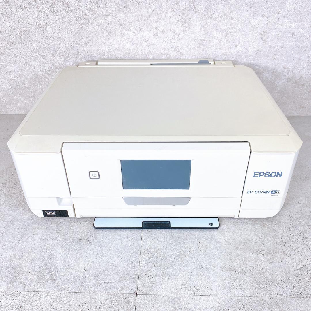 現状品/ジャンク】EPSON EP-807AW カラリオプリンター - メルカリ