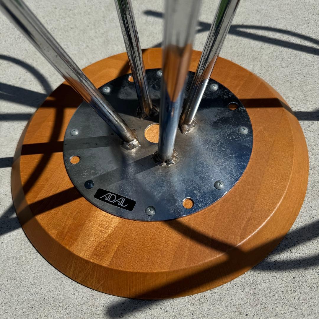 ACTUS スツール 2脚セット 木製 円形座面 カウンターチェア ACTUS