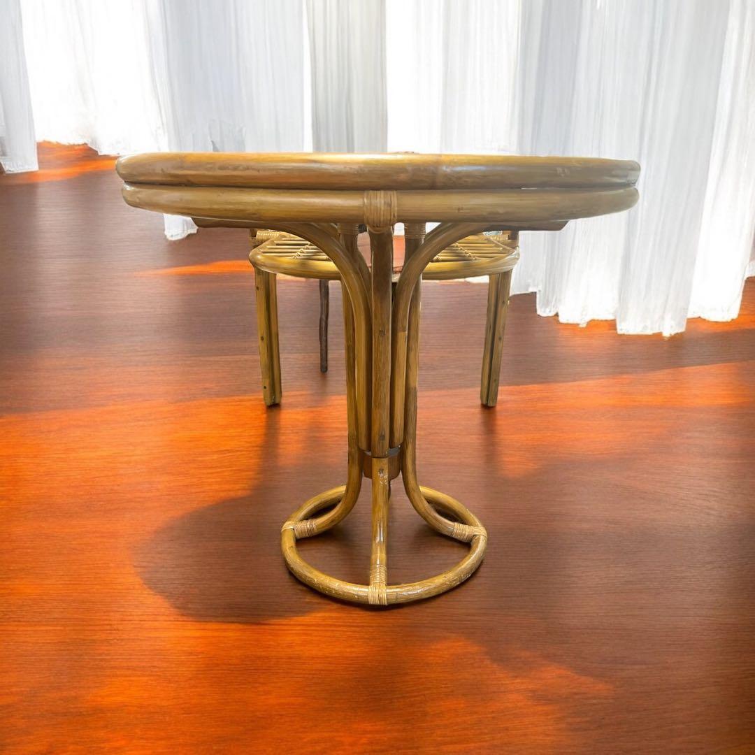 tomato レア❣️ラタン テーブル ダイニングテーブル カウンター