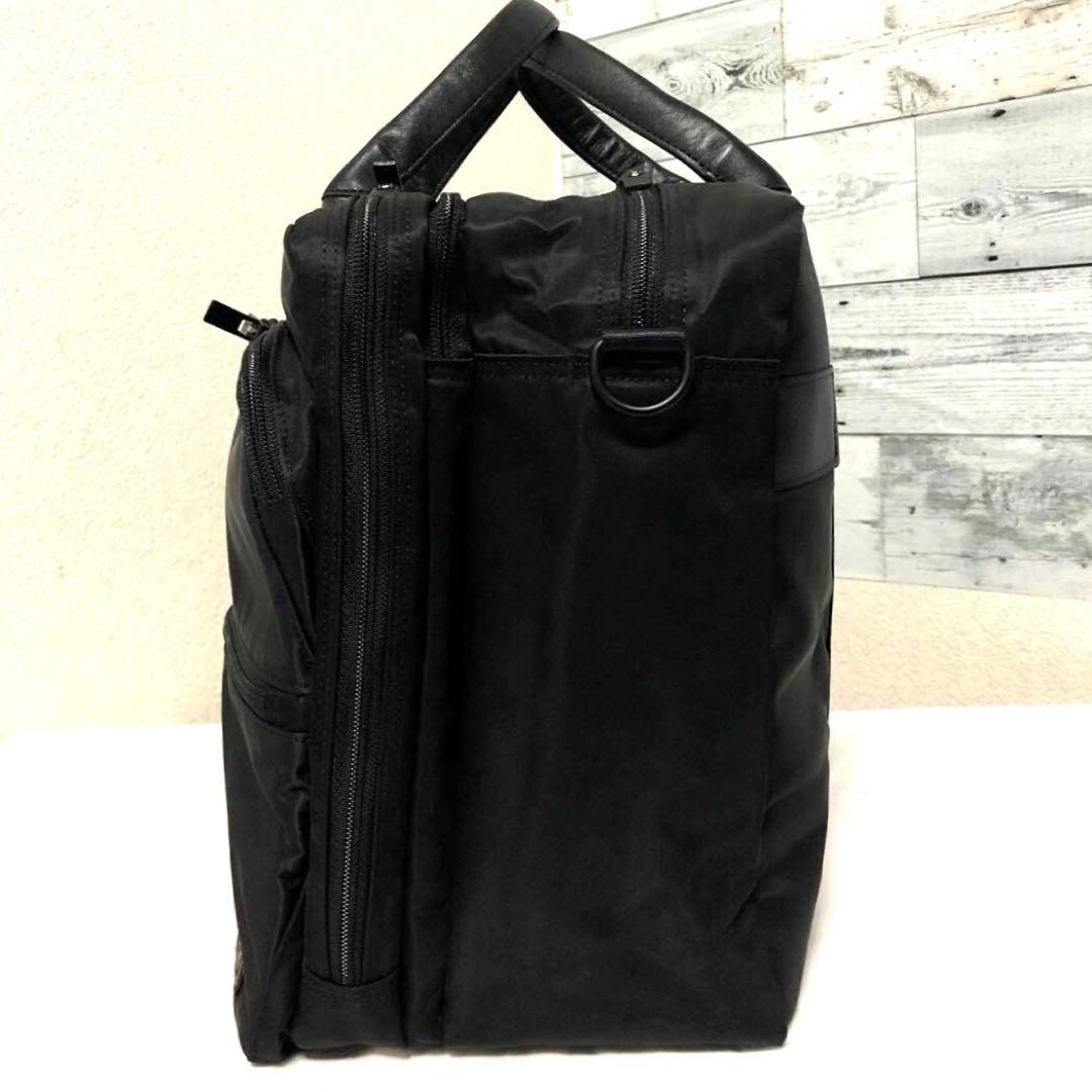 未使用級✨ポータータイム オーバーナイト 2way ボストン 3層 A4ブラック