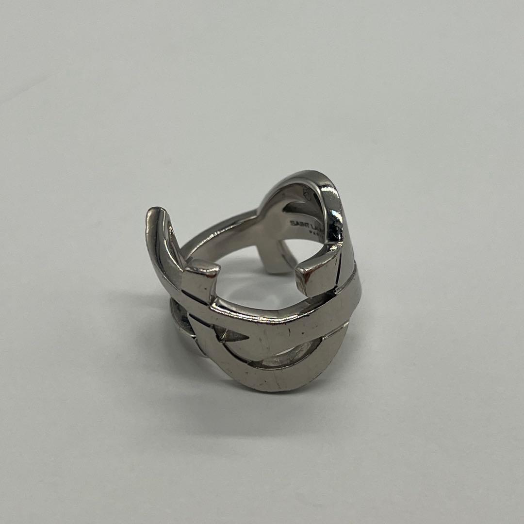 サンローランパリ SAINT LAURENT YSLロゴ リング 12号 メタル