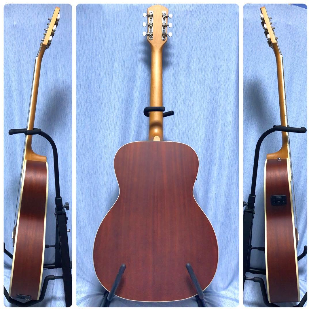 牛骨☆エレアコ】フェンダー！少し小ぶり！オールマホ【弾き易く調整