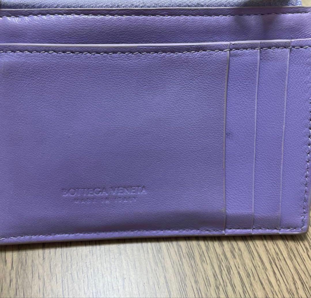 ボッテガヴェネタイントレチャート カセット ファスナーカードケース