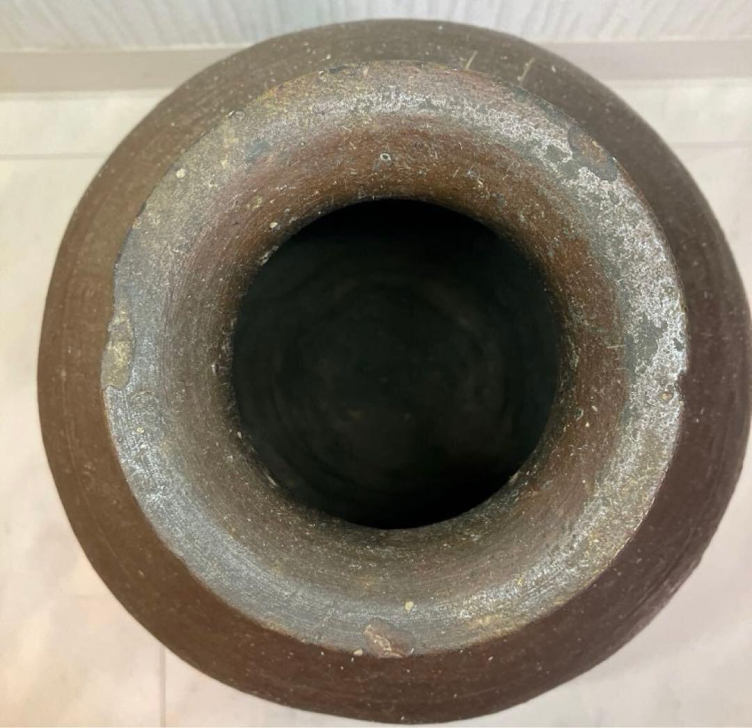 希少 種子島 よきの焼 壺 江戸時代 花瓶 置物 骨董品 古美術品 能