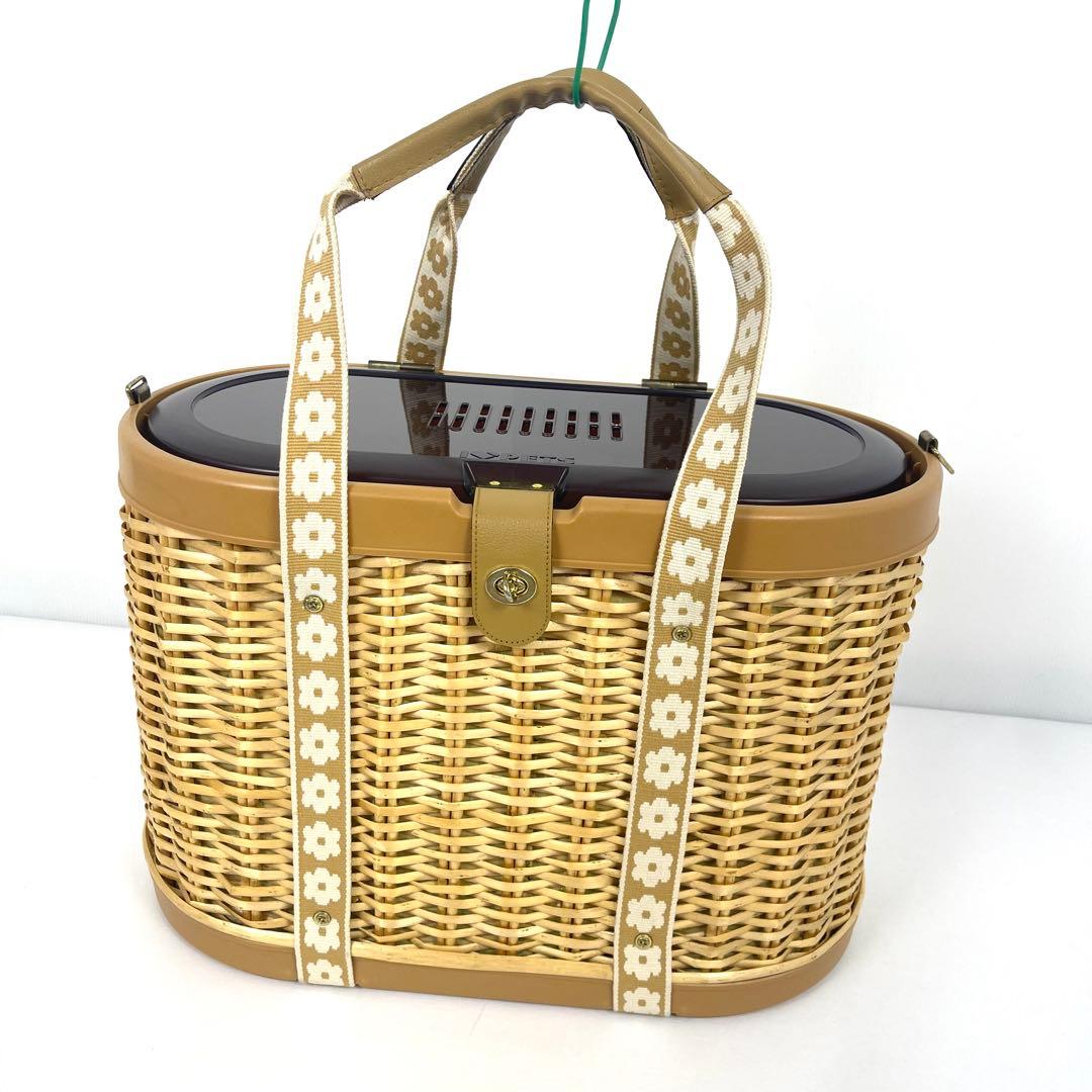 ボンビアルコン （I♡PETS）ラタン ペットキャリー 籐カゴ - メルカリ