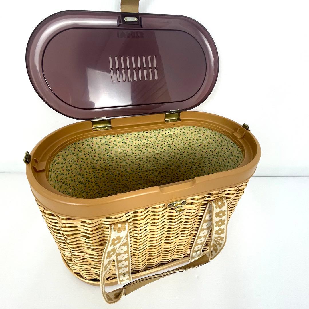 ボンビアルコン （I♡PETS）ラタン ペットキャリー 籐カゴ - メルカリ