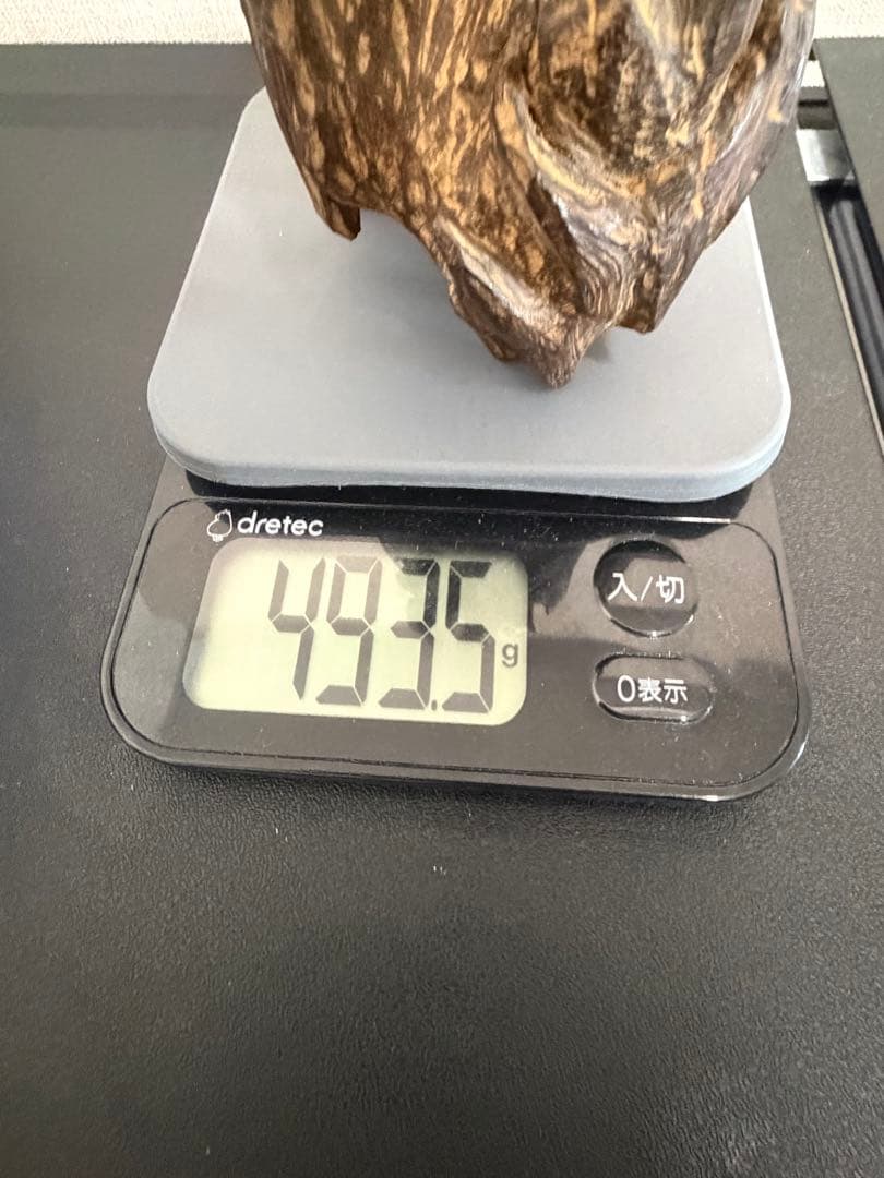 天然香木 希少良香 伽羅 山子 置物 493.5g