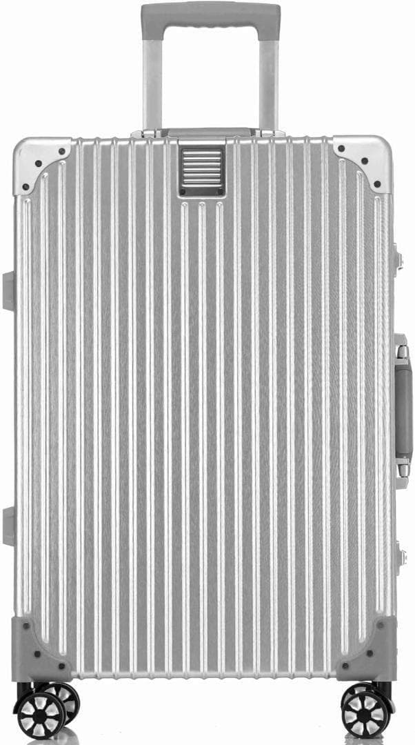 スーツケース アルミフレーム キャリーキース シルバー M 24インチ