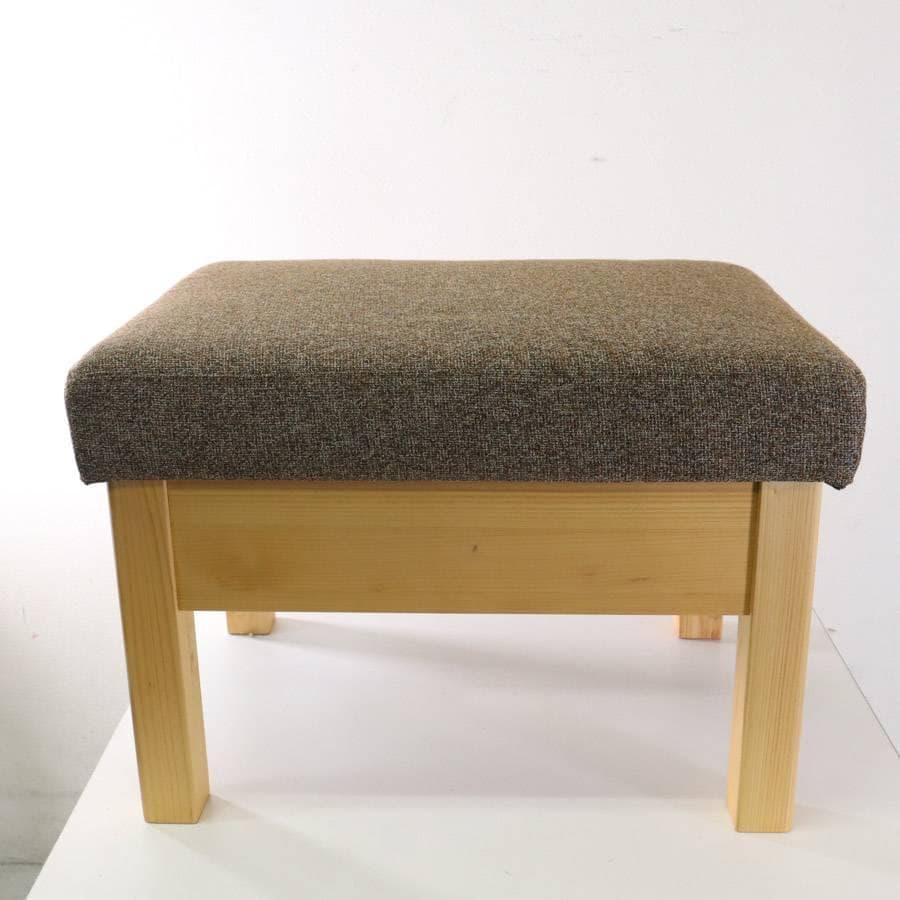 20年製 シギヤマ家具工業 優シリーズ YUU オットマン ヒノキ材 スツール