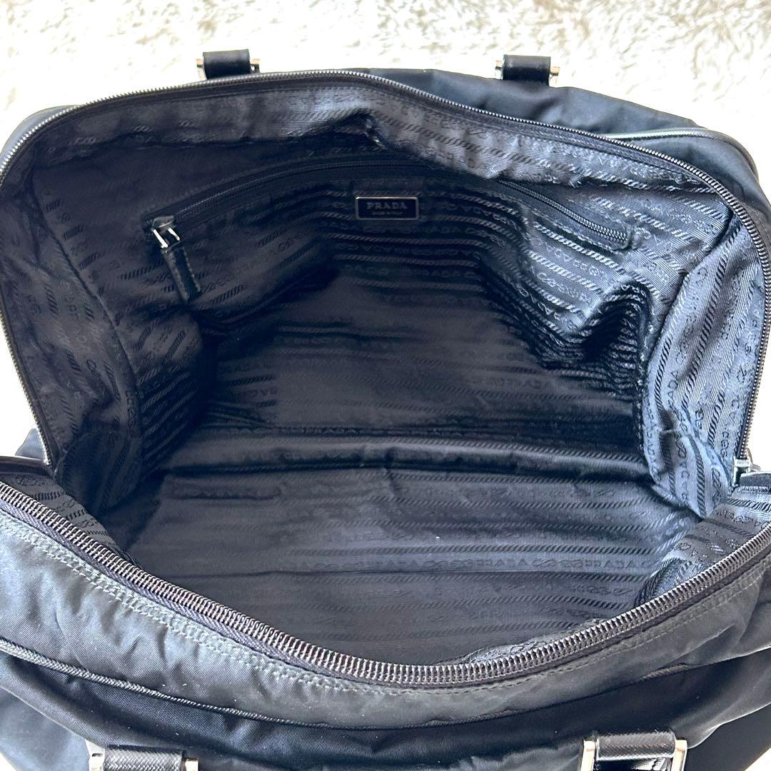 美品✨PRADA プラダ ビジネスバッグ 三角ロゴ　ブリーフケース ナイロン