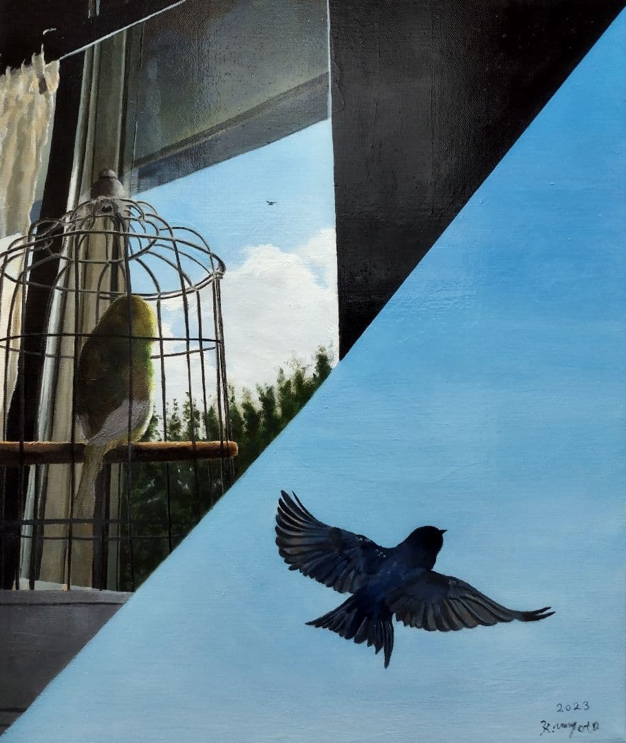 油絵 油彩 抽象画 絵画 現代アート 1点もの アート作品 原画 金箔装飾 油絵