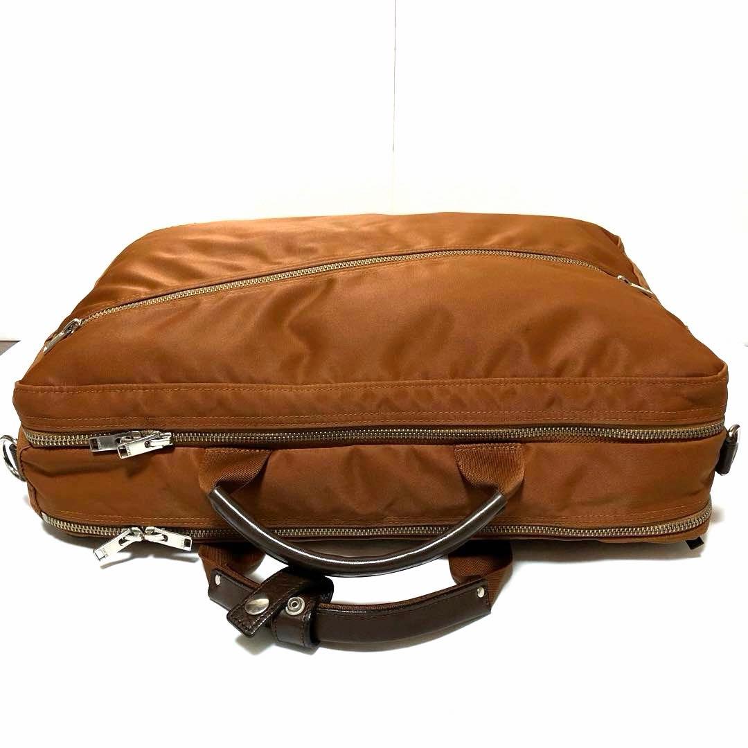 美品✨人気 ポーター リフト ビジネスバッグ3way 2層 A4可 ブラウン