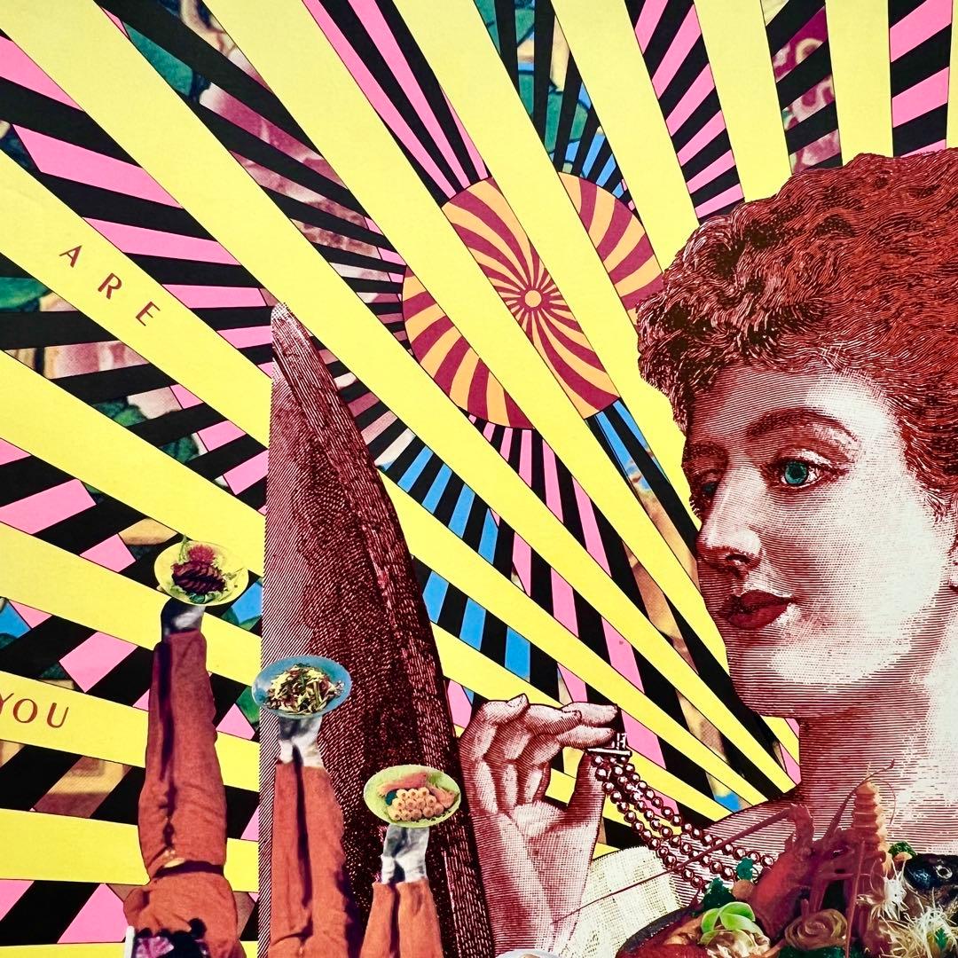 激レア！横尾忠則1989年制作サイン入り渋谷中華 「廣家」B1ポスターmi044