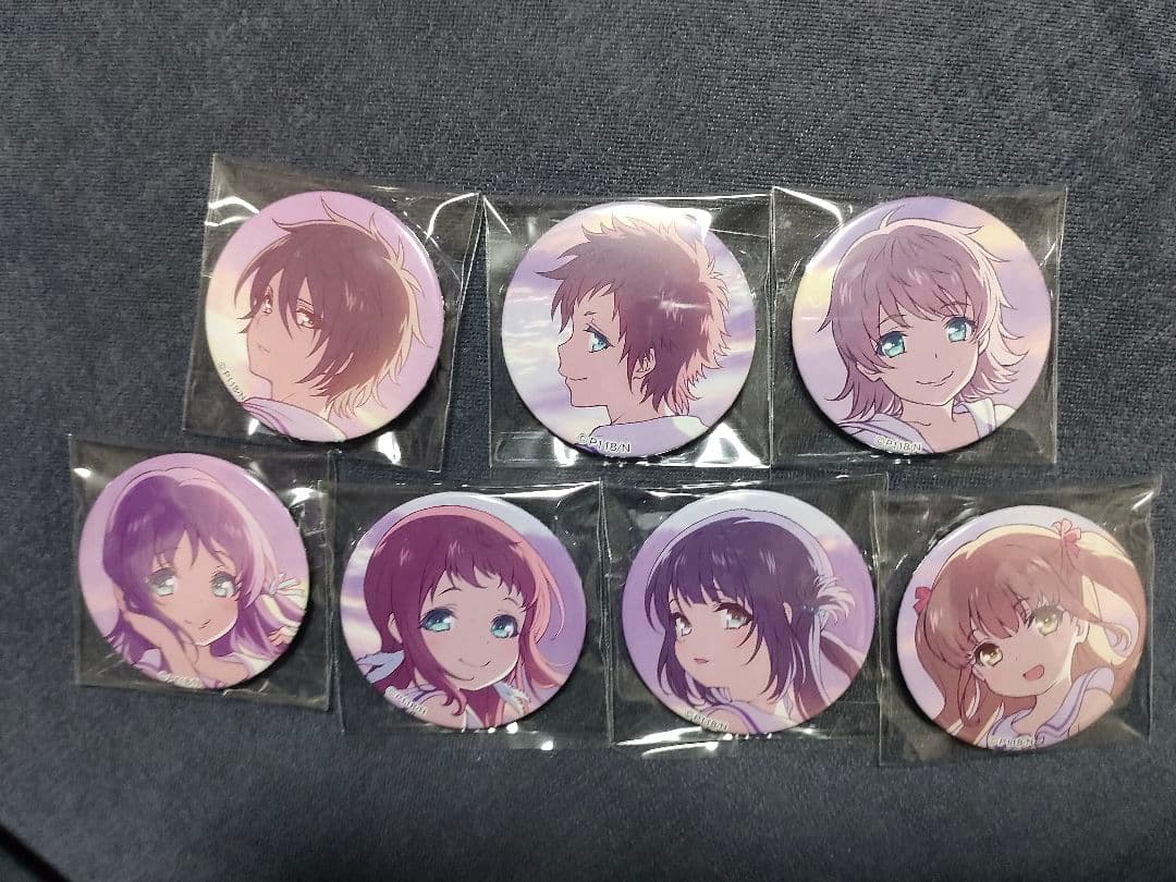 凪のあすから 5周年公式スペシャルグッズ 缶バッジ 全7種