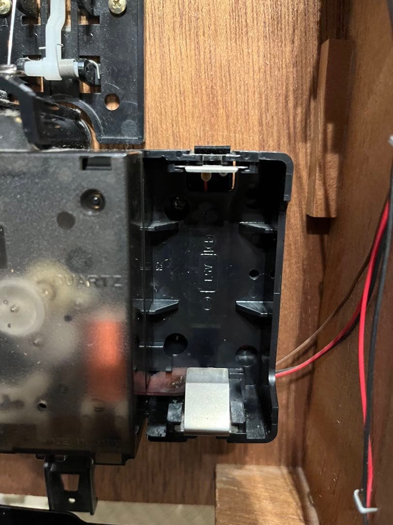 ジャンク品　トトロの掛時計 木製