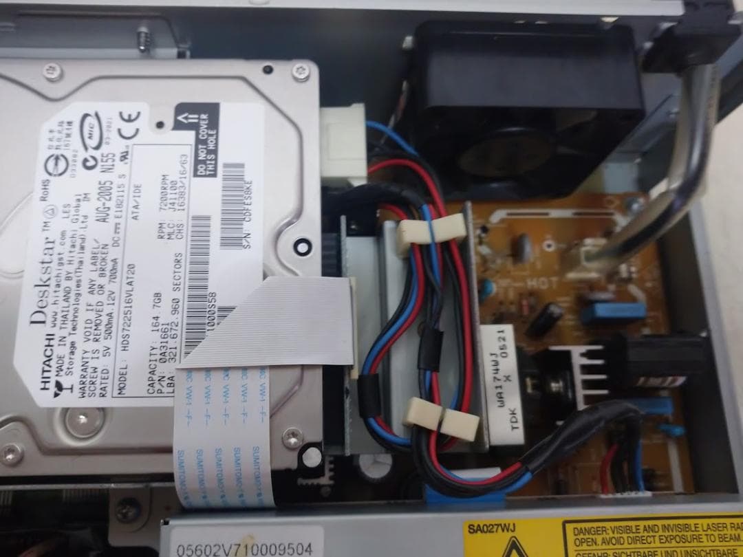 W*2様 RDR-VH83 SONY VHS HDD DVD レコーダー　動作保