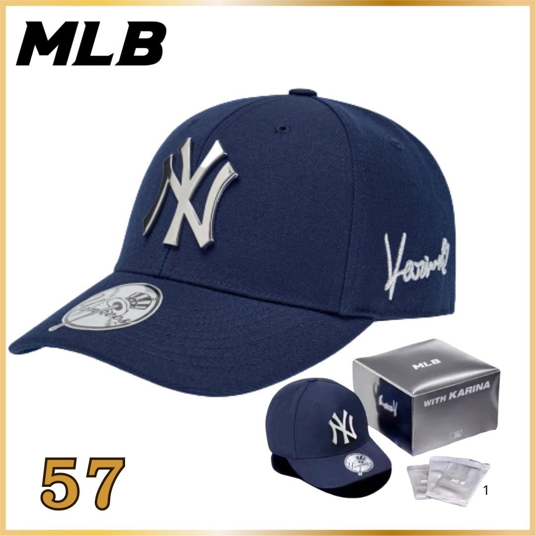 新品】KARINA MLB コラボキャップ サイズ57 aespa カリナ