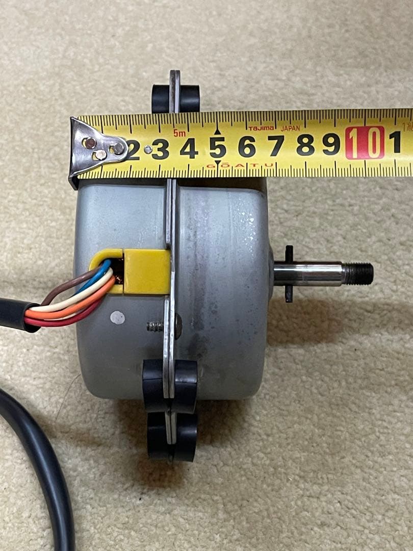 富士工業レンジフードゴムブッシュ付3速モーター再生品品番90215161