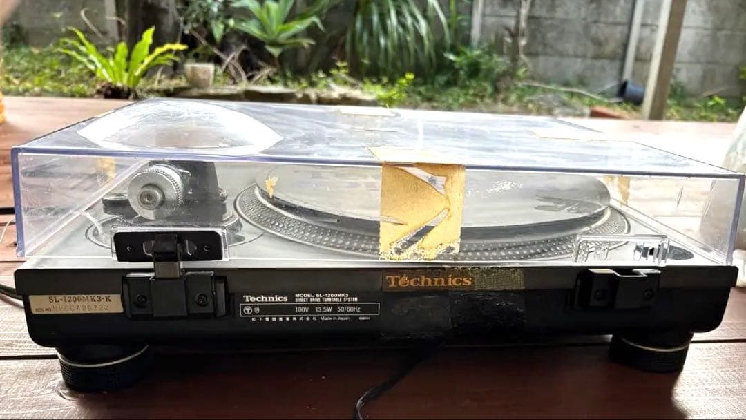 Technics SL-1200MK3-K 動作品 SHURE M44G付