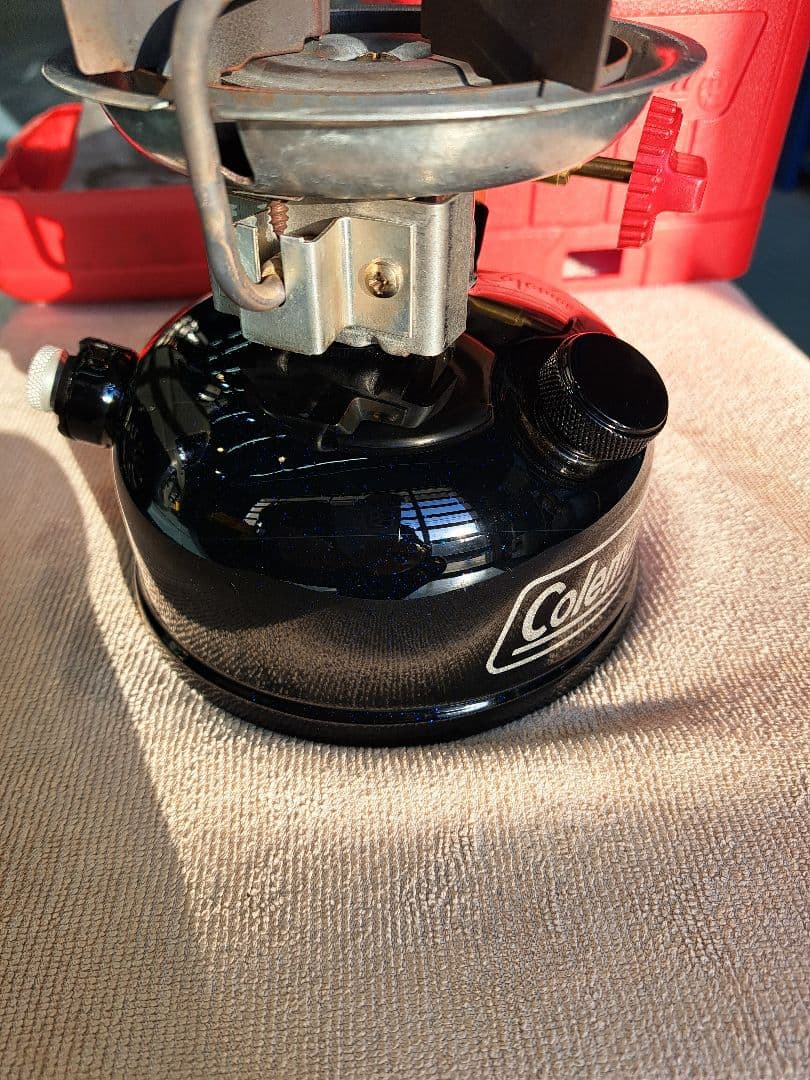 コールマン スポーツスターDX　カスタム塗装！ミッドナイトブラック！　ケース付