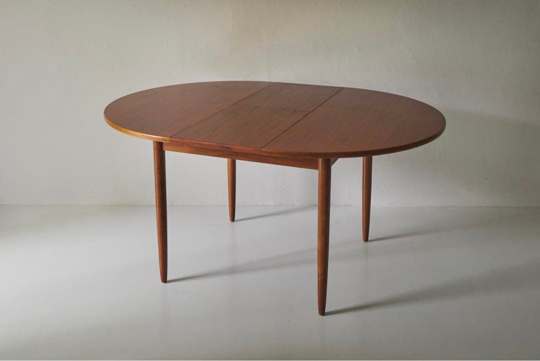 伸縮ダイニングテーブル　イギリスアンティーク　エクステンション