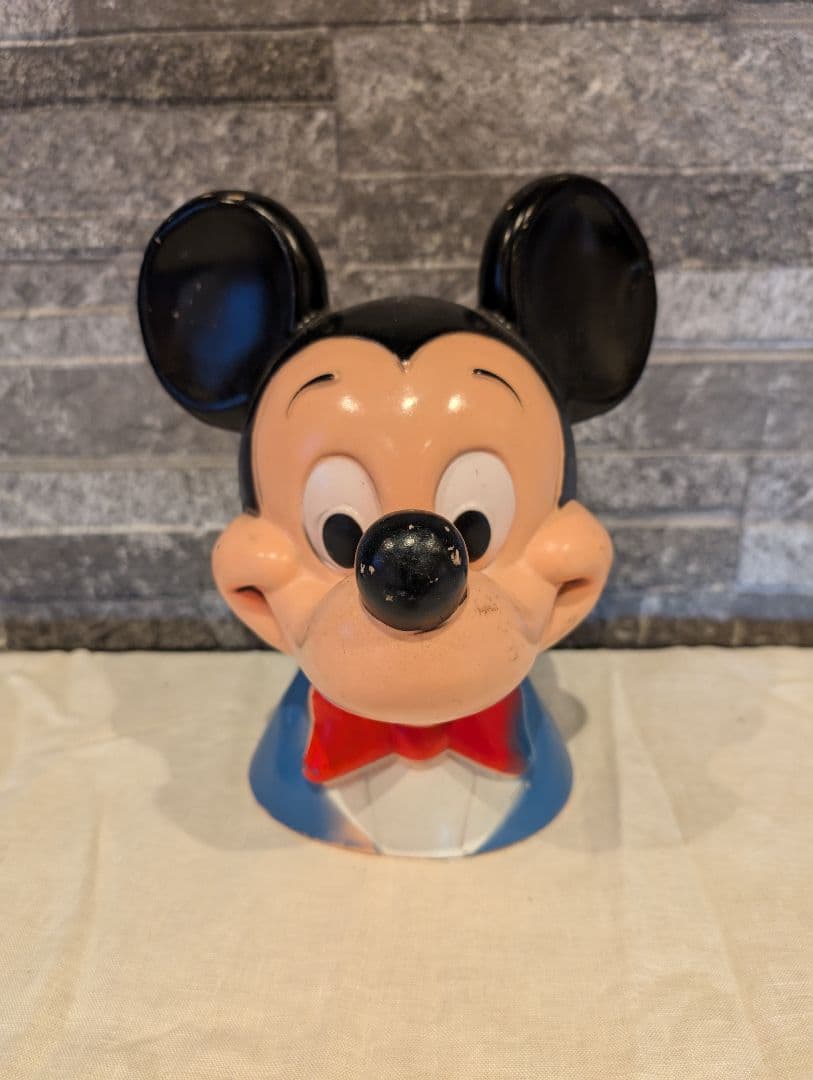 1971年 ミッキーマウス 貯金箱 ビンテージ 激レア 美術品
