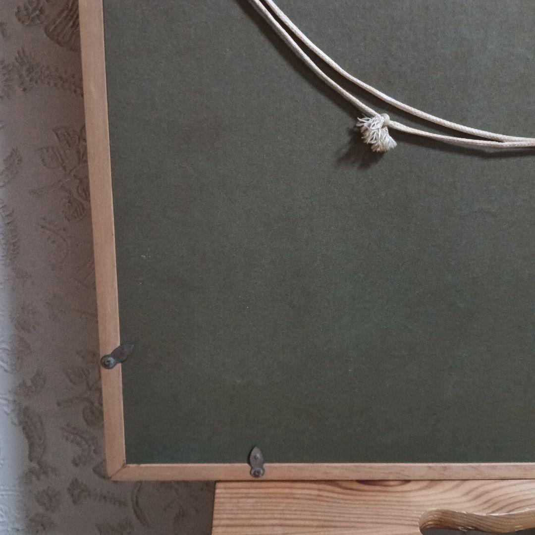 希少品 カミーユピサロ 絵画井戸端の女と子供 アート名画 木製 フレーム付き