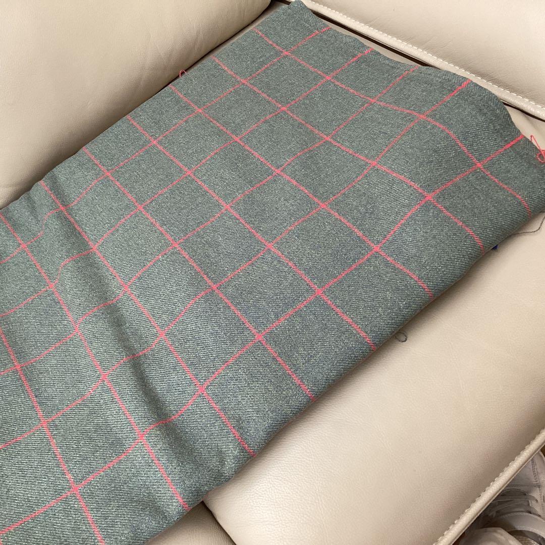 コート　スキャバル　ドメール　ハリソンズ　ジョンフォスター生地