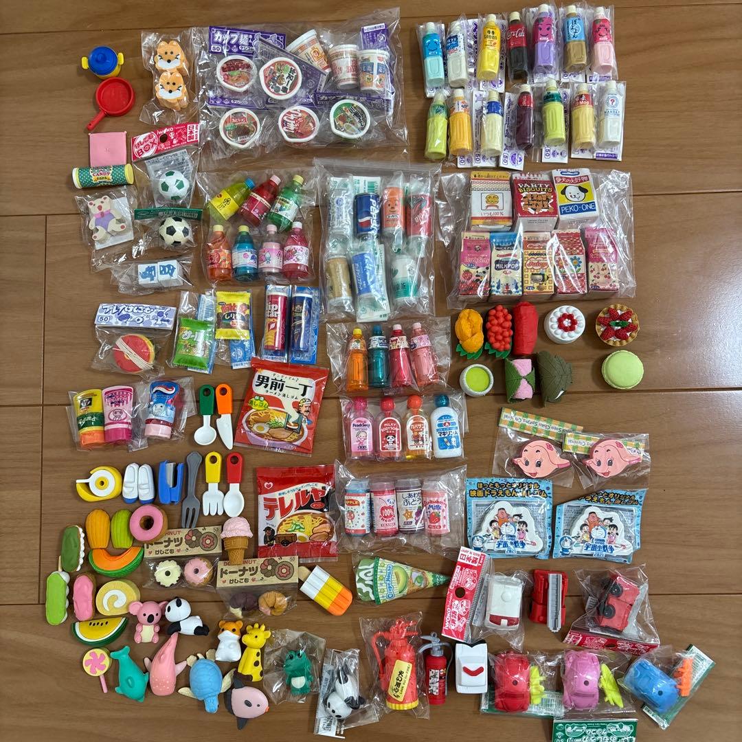 おもしろ消しゴム イワコー まとめ売り 昭和 レア 130個 - メルカリ