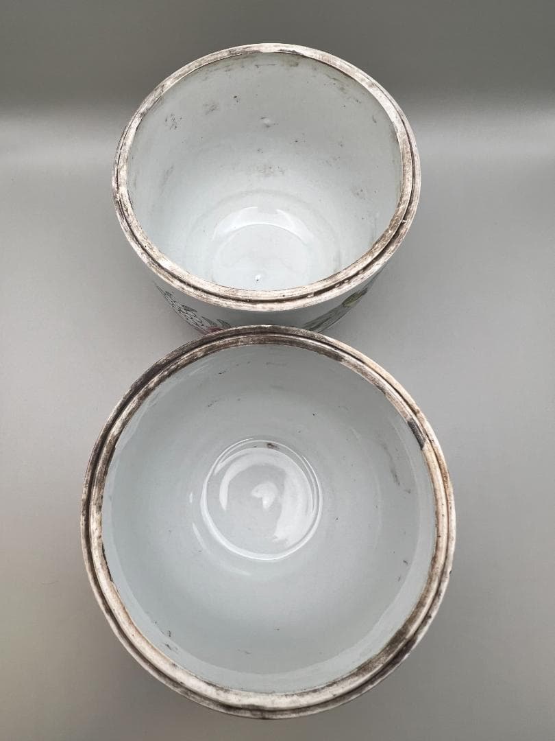 海】粉彩茶壺 花鳥文 時代 骨董品 時代品 中国美術 - メルカリ