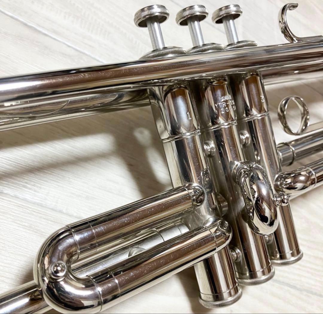 【中古良音】メンテ済　YAMAHA YTR-136 ヤマトトランペット