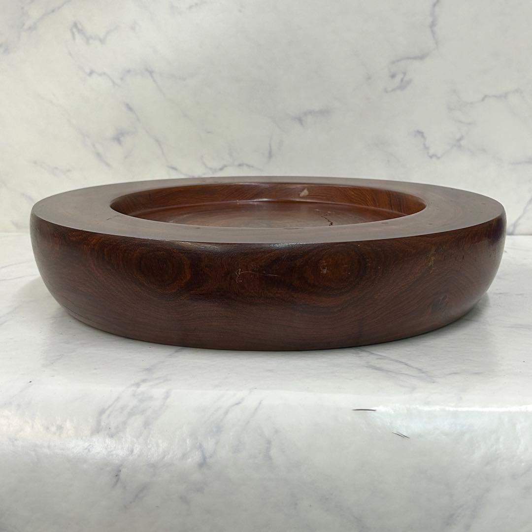 高級花梨材】天然木 無垢 火鉢 台座つき 希少品