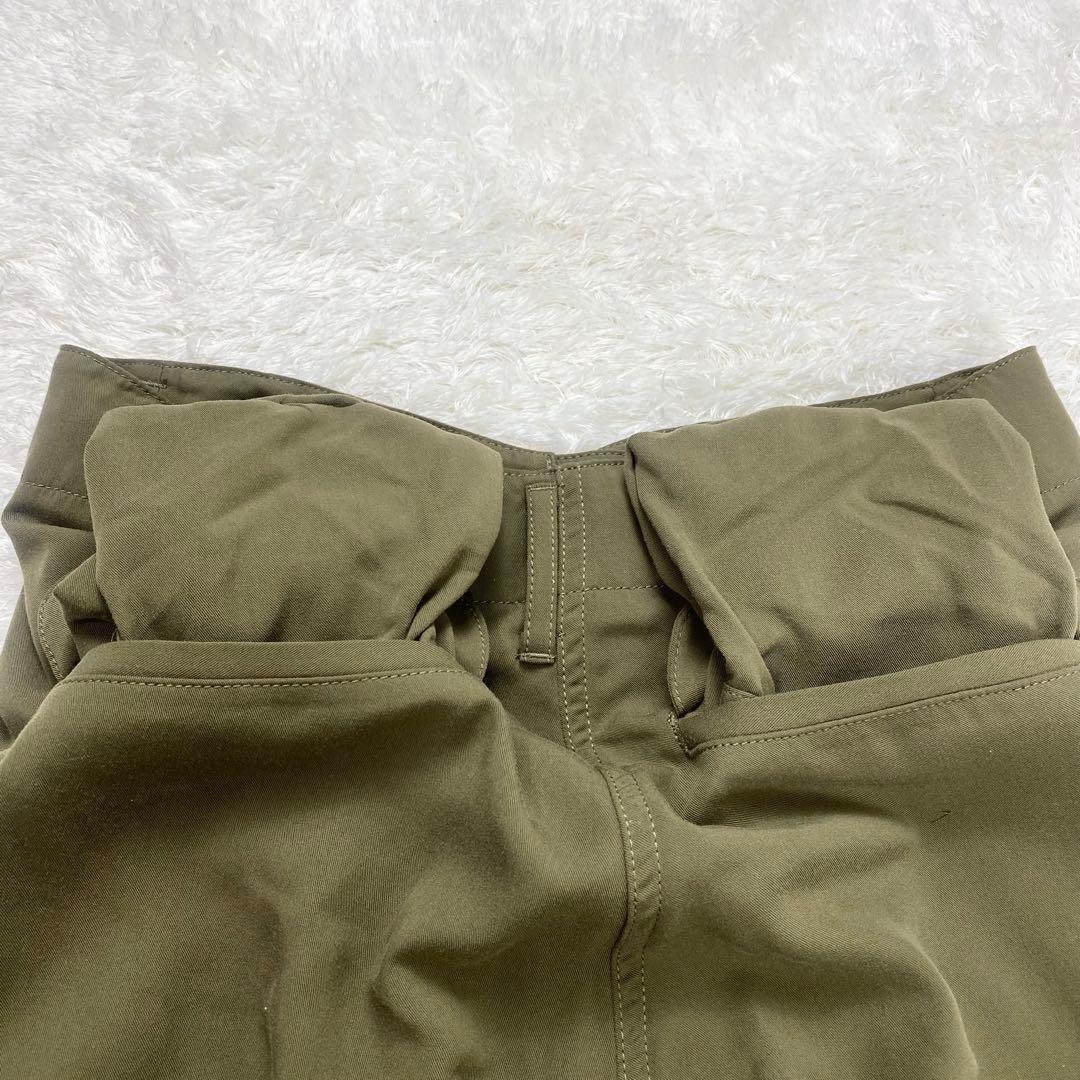 美品24SS 完売品✨ウィムガゼット バックサテンカーゴパンツ グリーン　36