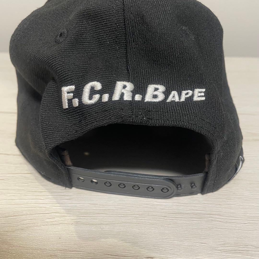 エイプ エフシーレアルブリストル キャップ ブラック カモ柄