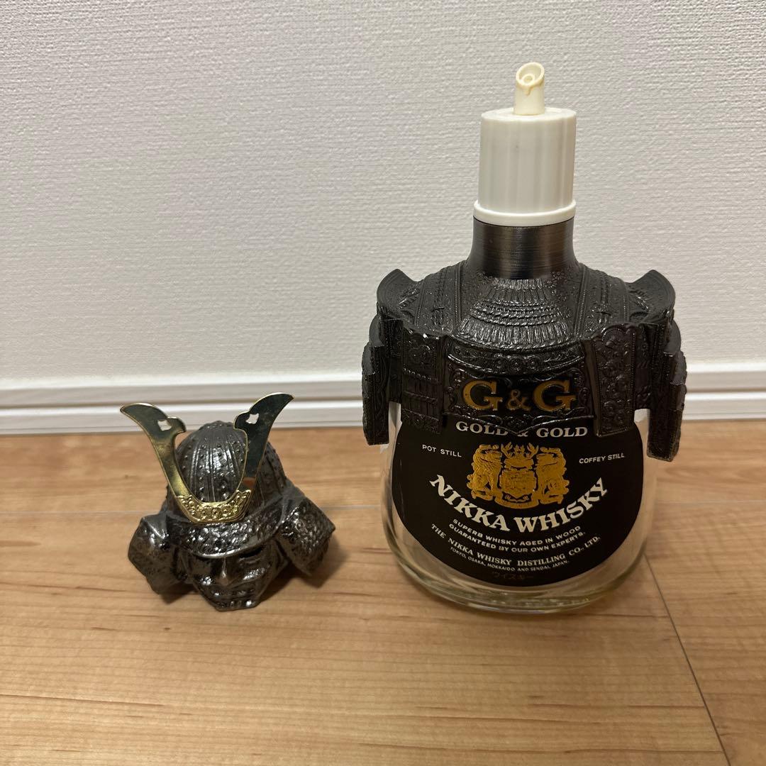 NIKKA WHISKY G&G GOLD & GOLD 750ml 空瓶 将軍 NIKKA WHISKY ニッカ