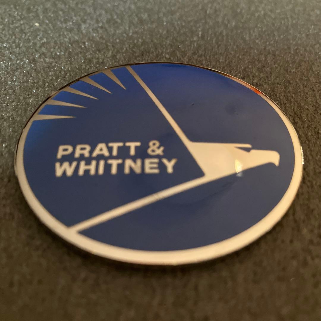 1980年代Pratt & Whitney エンブレム ロゴ ブルー シルバー - メルカリ