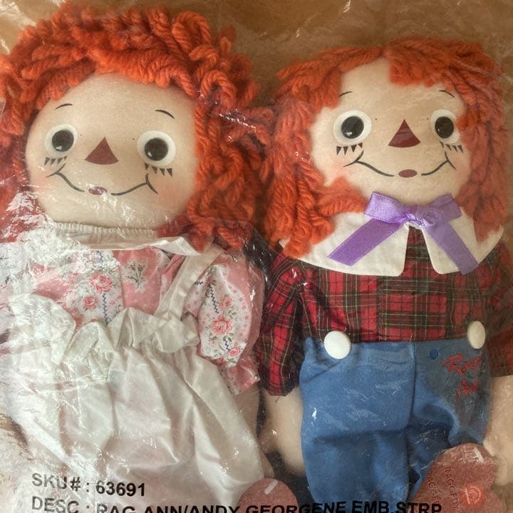 希少　超激レア　ジョジーン社　シルスビー　復刻　めちゃくちゃ可愛いアンとアンディ