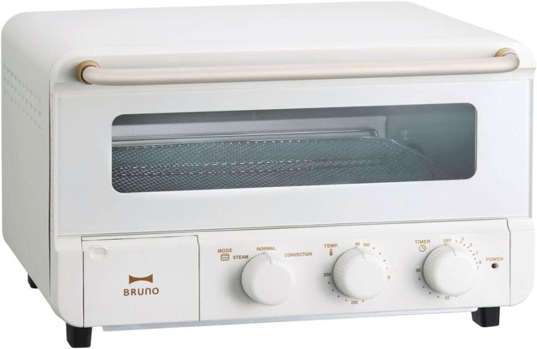 ②BRUNO ブルーノ 未開封新品 ホワイト BOE067-WH トースター