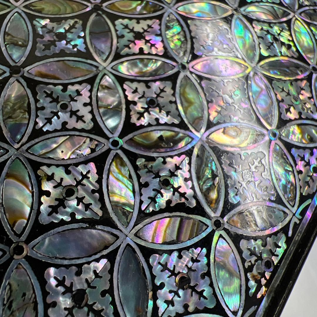 朝鮮美術　極上螺鈿大文庫　約39×30×11.5㎝ 東Y7-1104③トヒトコ