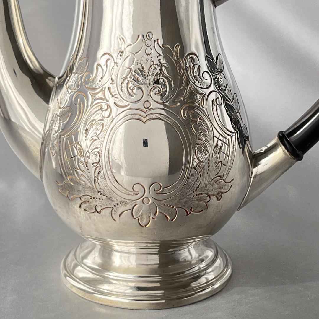 【Barker & Ellis】 コーヒーセット【シルバープレート】バチェラー