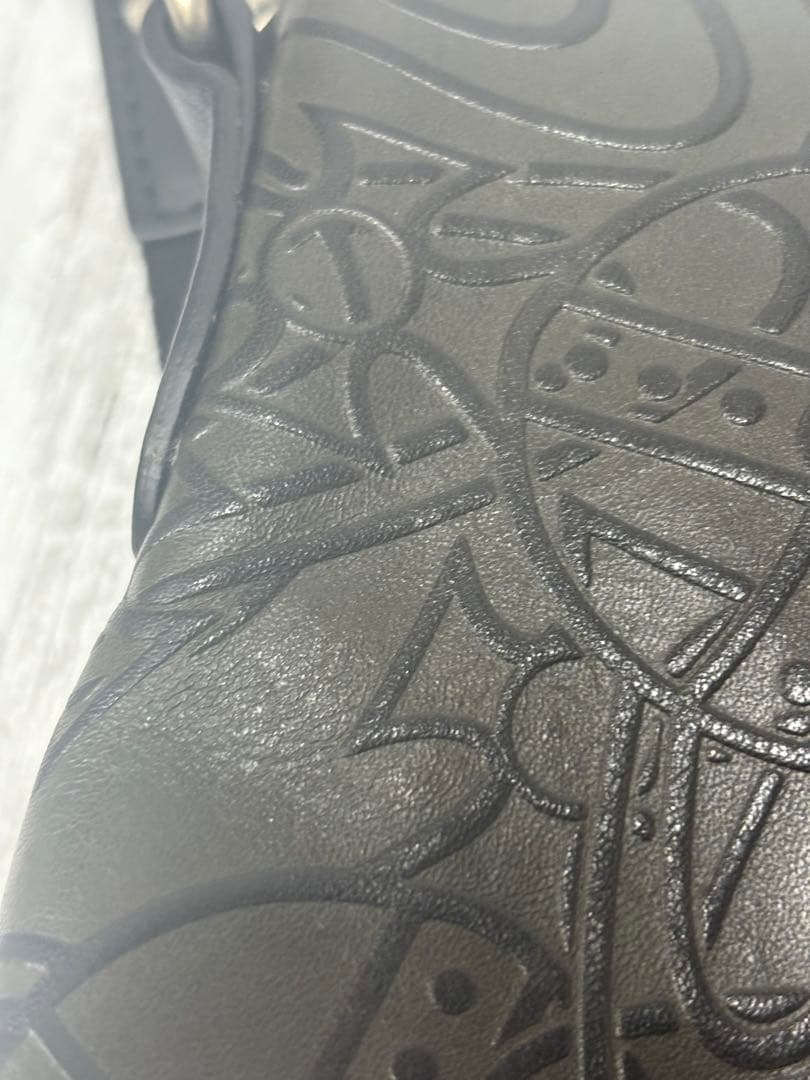 ヴィヴィアンウエストウッド　ショルダーバッグ　レザー　総柄　オーブ