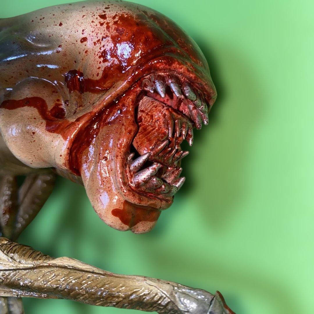 エイリアン★ソフビ★ガレージキット★クイーンチェストバスター★ALIEN★完成品