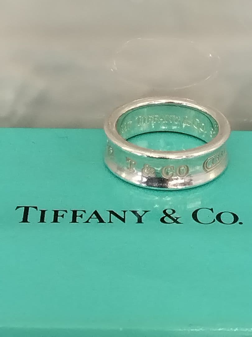 TIFFANY　ナローリング　シルバーリング　#13　　中古品