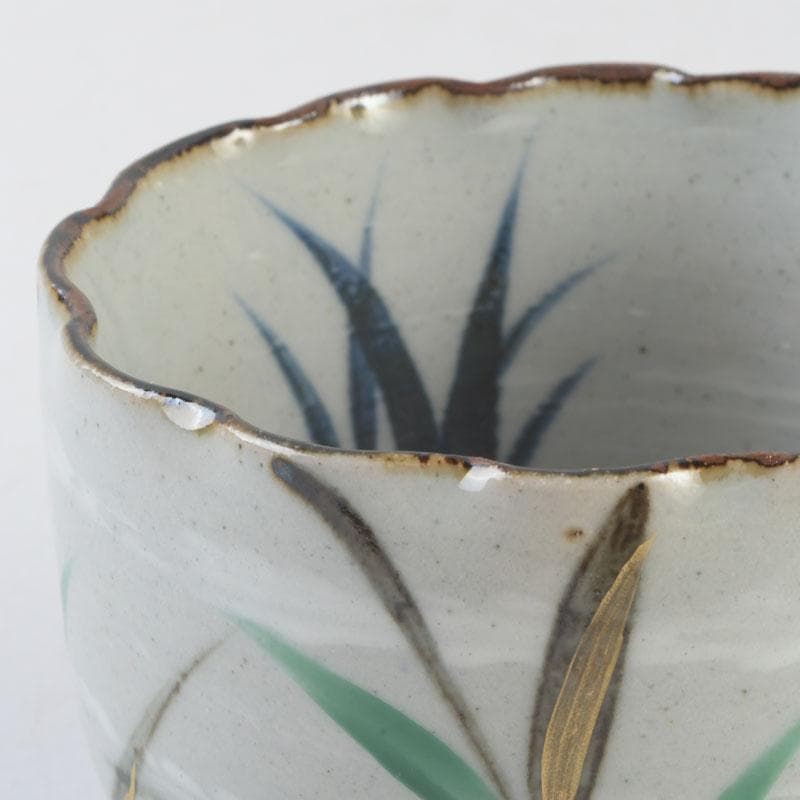 和食器 茶懐石 幸兵衛窯 芦文 小鉢 五客 共箱 N 9373