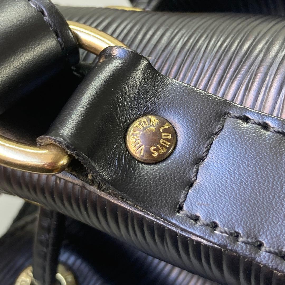 LOUIS VUITTON エピレザー プチノエ ノワール 黒 バケットバッグ