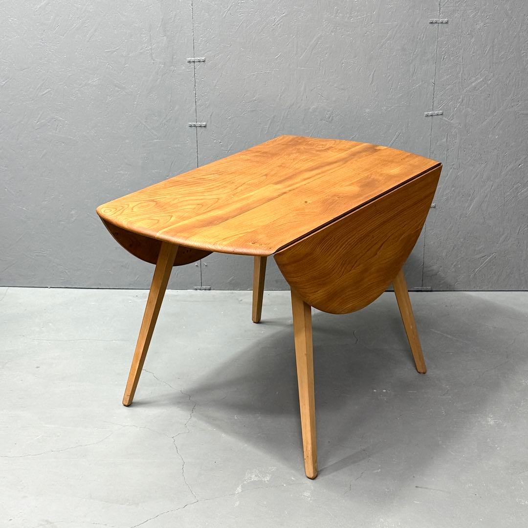 ERCOL(アーコール) /ドロップリーフ ラウンドテーブル (402)