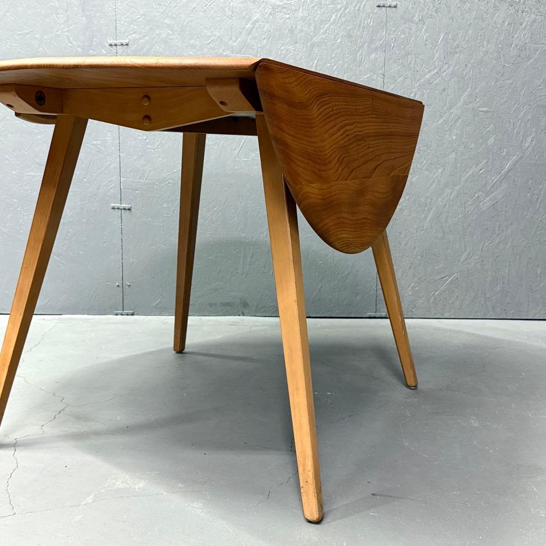 ERCOL(アーコール) /ドロップリーフ ラウンドテーブル (402)