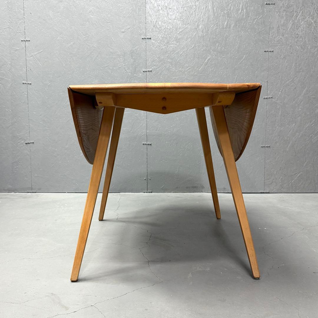 ERCOL(アーコール) /ドロップリーフ ラウンドテーブル (402)