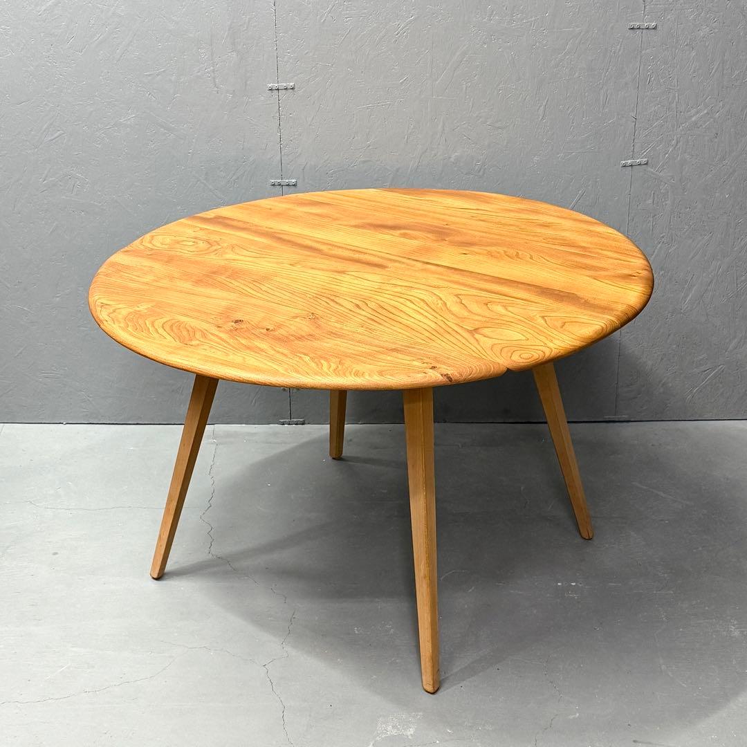 ERCOL(アーコール) /ドロップリーフ ラウンドテーブル (402)