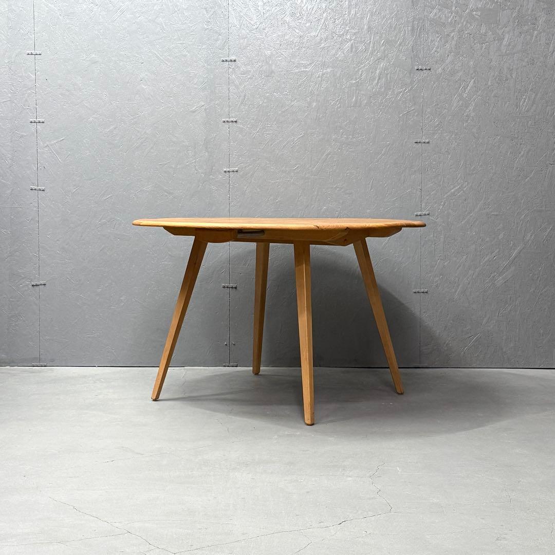 ERCOL(アーコール) /ドロップリーフ ラウンドテーブル (402)